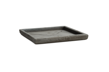 grauer quadratischer untersetzer